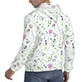 thumbnail image 6 of Daiia Watercolor Wildflower for Men's Fashion Hoodies & Sweatshirts with Kangaroo Pocket Hooded Sweatshirt Breathable & Moisture Wicking-XX-Large, 6 of 7
