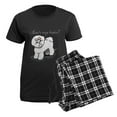 thumbnail image 5 of CafePress - Bichon Hair Humor Women's Dark Pajamas - Women's Short Sleeve Print T-Shirt and Pants Dark Cotton Pajama Set, 5 of 7