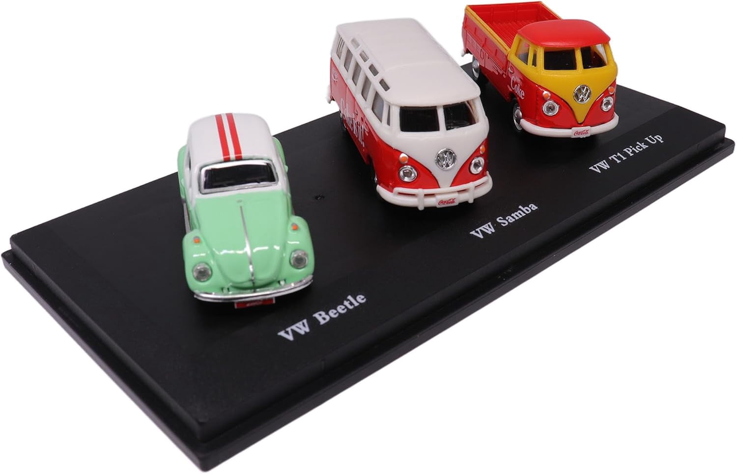 Coca-Cola 1/43 Scale 1962 VW Samba Diecast Bus With Trailer