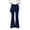 Navy, variant on hotojiny Girl Flare Legging with Skirt Kids Cute Workout Yoga Pants Side Drawstring Bell Bottoms High Waisted Skirted Pant(White,14-15 Years)