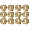 thumbnail image 1 of SKAVIJ Napkin Rings Set of 50 for Dinner Parties, Dining Table Decoration Metal Napkin Holder Gold, 1 of 6