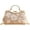 Beige, variant on Metalic Frame Embroidered Clutch Handbags