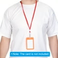 thumbnail image 5 of Uxcell Neck Lanyards, Flat Lanyard Swivel Hook Badge Holder Name Tag ID Card Red 10 Pack, 5 of 5