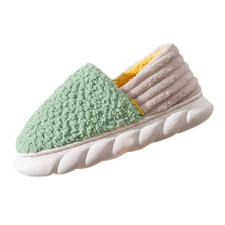 

Qufokar Womens High Boots Womens Bunny Slippers Women Slippers Autumn And Winter Fashion Comfortable Thick Bottom Warm Non Slip Round Toe Flat