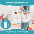 thumbnail image 2 of Vtopmart 24 QT Clear Plastic Craft Organizer with, 2 of 7
