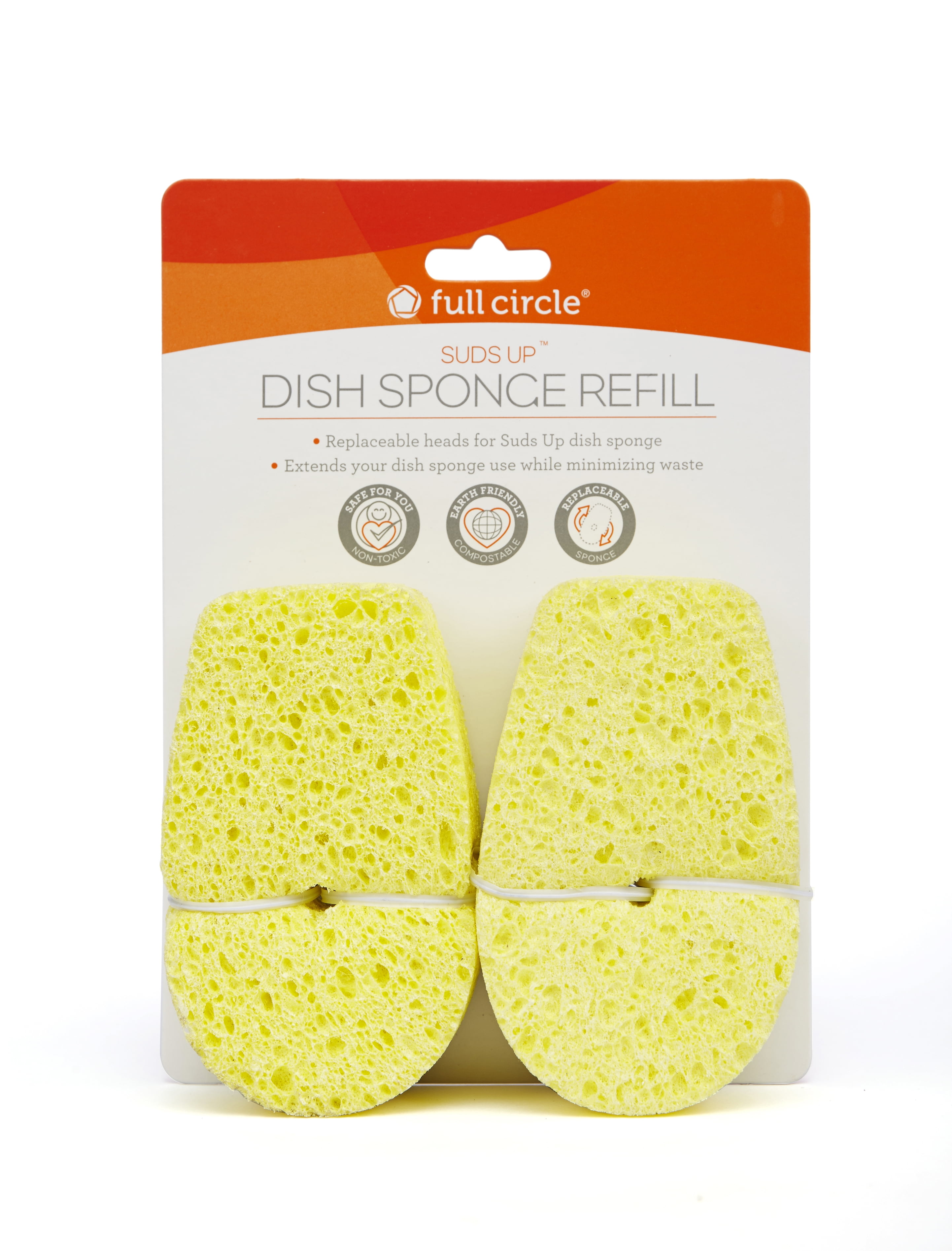 Full Circle Suds Up Soap Dispensing Dish Sponge Refill, 2 Ct Walmart