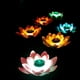 thumbnail image 4 of Luz solar de loto para exteriores, luz de jardín, mesa, suelo, patio, pasarela, paisaje, luz de loto led, 4 of 5