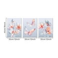 thumbnail image 2 of Furnster Modern Floral & Butterfly Canvas Prints 12"x16" x 3Pcs Framed Wall Art Decor Pictures, High-Definition Home Office Decoration, Perfect Gift Idea, 2 of 8