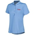 thumbnail image 2 of Women's FootJoy Light Blue TOUR Championship Solid Lisle Polo, 2 of 3