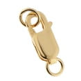 thumbnail image 3 of ziyahi 1 Piece Lobster Clasp With Jump Rings Jewelry Making Finding Gold Gold 12x4.5mm, 3 of 6