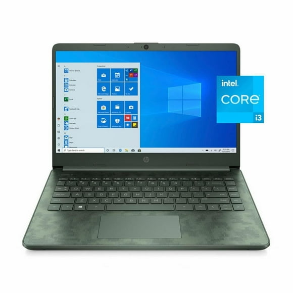Laptop HP 14-DQ2089WM Intel Core i3 1115G4 SSD 256GB RAM 8GB DDR4 Pantalla 14" Aspen Green Camo 2K4C2UA