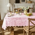 thumbnail image 4 of KCAHPAN Exquisites Lace Tablecloth Table Cover for Elegant Homes and Event Decoration, 4 of 13