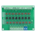 thumbnail image 2 of Relay Optical Isolation Module 24V to 5V 8 Channel Optocoupler PLC  Converter Board, 2 of 7