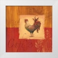 thumbnail image 3 of Delphine Corbin 15x15 White Modern Wood Framed Wall Art Titled - Cocorico II, 3 of 5