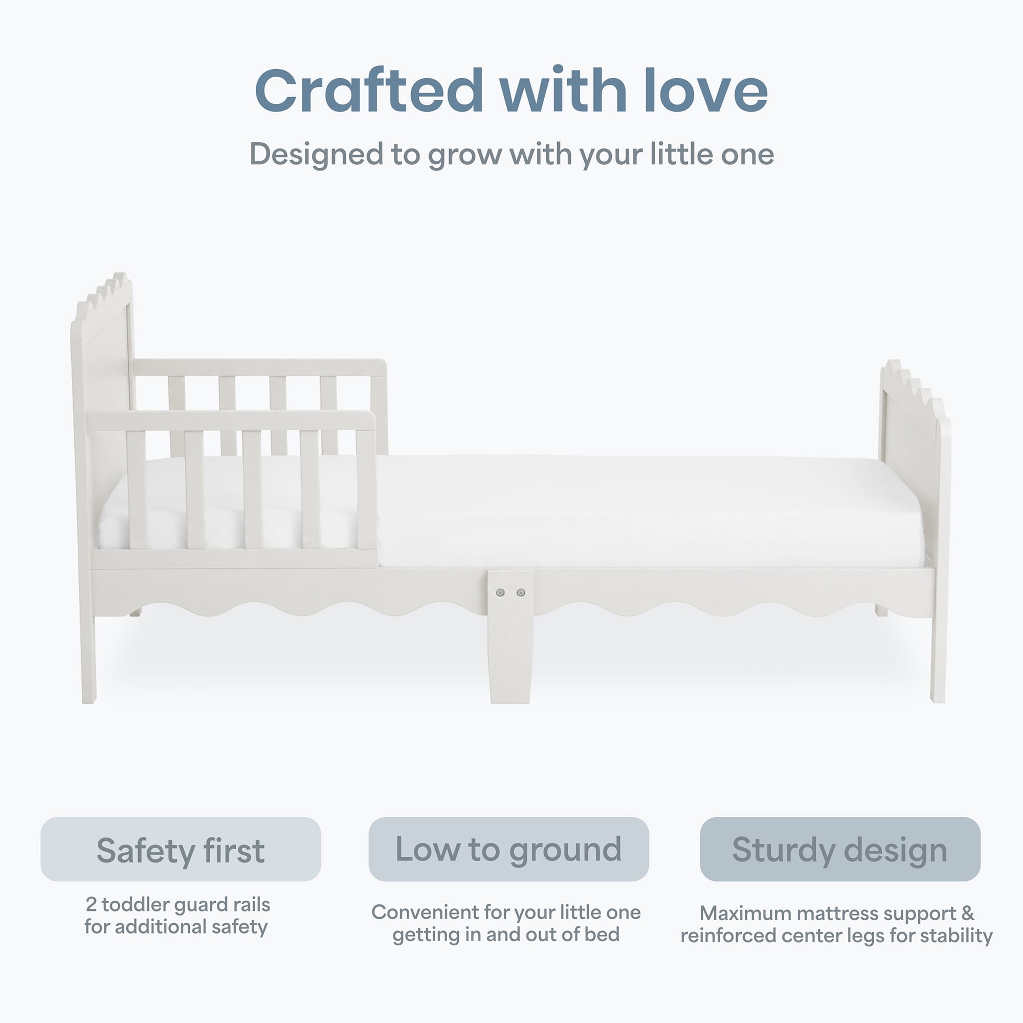 Dream On Me Maple Ridge Toddler Bed, Cannoli Cream
