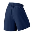 thumbnail image 4 of HKYNLAG Mens Running Shorts Quick Dry Workout Shorts Casual Drawstring Elastic Athletic Gym Shorts with Pockets Dark Blue XL, 4 of 7