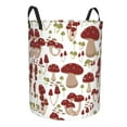 thumbnail image 2 of Bingfone Mushroom Waterproof Foldable Laundry Hamper Bucket With Handles For Storage Bin,Clothes Hamper (Medium), 2 of 8