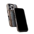 thumbnail image 5 of DesignSkinz Scratch-Resistant Hard Slim Case Compatible with iPhone 11 Pro Max (Compatible with MagSafe) - Wood Planks with Peeled Blue Paint, 5 of 9