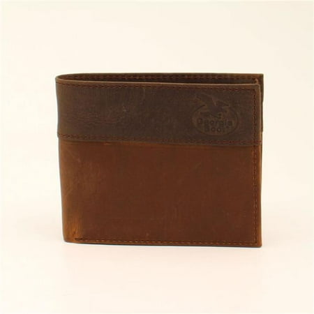 Georgia - Georgia DGBW142 Brown Distressed Leather Bi-fold Wallet - 4. ...