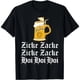 thumbnail image 1 of Camiseta de Mujer Oktoberfest 2018 "Zicke Zacke Hoi" Divertida para Fiesta y Bebida, Estilo Misfits, Journey, para Hombres y Mujeres - Negro, 1 of 7