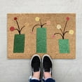 thumbnail image 3 of Coir Door Mat Outdoor Front Door Mats Indoor Entrance Out Door Rugs for Door Doormat All Weather Floor Mat Mat for Outside Entry Way Doormat, Non Slip Back Low Profile Summer Home Decor, 20x32 Inch, 3 of 5