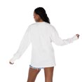 thumbnail image 2 of Women's Gameday Couture White Ole Miss Rebels Oversized Swift Strike Long Sleeve T-Shirt, 2 of 4