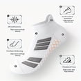 thumbnail image 5 of Kngdrt Reliableof Non Slip Socks for Men, Unisex Low-Cut No-Show Sports Socks with Grips, Breathable and Sweat-Wicking, 5 of 7