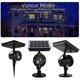 thumbnail image 2 of Proyector de luces solares, Navidad, impermeable, LED, movimiento, giratorio, luces rojas y verdes, lámpara de proyección para fiestas navideñas, decoración del hogar y el jardín., 2 of 8