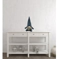 thumbnail image 3 of 18" Slate Blue And Gray Fabric Standing Gnome Sculpture, 3 of 3