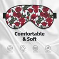 thumbnail image 3 of Naloa Rose Flowers Print Sleep Mask for Sleeper, Light Blocking Sleeping Eye Mask for Women Men, Eye Shade with Adjustable Strap for Travel, Nap,Meditation, 3 of 7