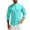 Mint Green, variant on ZUKMRJPC Men's Quarter Button Sweater Long Sleeve Lightweight Slim Fit Mock Neck Pullover Sweater Fashion Casual Waffleknit Tops