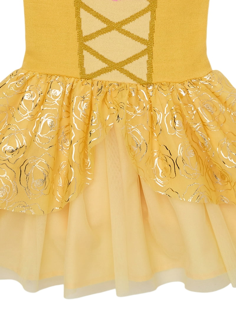 princess belle dress walmart Disney Princess Toddler Girl Belle Cosplay Dress, Sizes 12M-5T