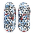 thumbnail image 2 of Sega Sonic; Boys' Slipper Fuzzy Babba Socks, Grippy Bottoms, Stretchy Elastic, S/M (Children's Shoe Size 8-13), 2 of 2