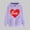 Purple, variant on SOOMLON Valentines Day Hoodies for Women Lover Valentines Gift Plus Size Tunic Long Sleeve Crewneck Sweatshirts Tops Funny Heart Graphic Pullovers Shirts Fashion Holiday Outfits 2025 Army Green XL