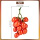 thumbnail image 2 of Paquete de 2 tomates cherry artificiales, fruta artificial realista, tomate de simulación, tomates rojos artificiales, decoración de frutas, accesorios, 2 of 6