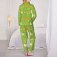 thumbnail image 6 of Goofa Funny Chicken Printed Women’s 2 Piece Pajama Set Super,Pajamas Women's Long Sleeve Sleepwear Soft Button Down Loungewear Pjs Lounge Set Nightwear-X-Large, 6 of 9