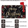 thumbnail image 6 of Merry Christmas Mailbox Cover Xmas Celebrating Ceremony Festival Winter Holiday Magnetic Mailbox Covers Decorative Xmas Mail Box Wraps Post Letter for Yard Garden Standard Size 18x21 Inch, 6 of 6
