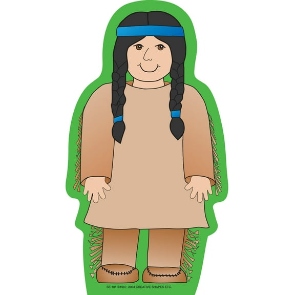 SHAPES ETC. Large Notepad - Native American Boy