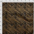 thumbnail image 3 of oneOone Polyester Lycra Hot Curry Fabric Tiger Animal Skin Sewing Material Print Fabric By The Yard 56 Inch Wide, 3 of 4