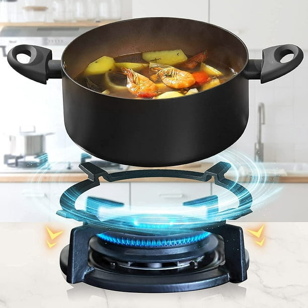 Adaptateur wok à gaz anneau wok, anneau de support universel antidérapant pour  wok de cuisine, support de support de cuisinière accessoires de support de  casserole de lait pour cuisinière à gaz 