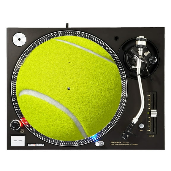 KuzmarK™ 12" DJ Turntable Slipmat - Tennis Ball