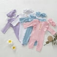thumbnail image 6 of Actoyo Newborn Infant Baby Girl Romper Bodysuit One-pieces Outfits Clothes 0-25M, 6 of 10