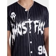 thumbnail image 4 of Ghostface Men's and Big Men's Front Back Graphic Baseball Jersey, Sizes S-3XL, 4 of 5