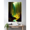 thumbnail image 2 of Forest Fantasy Poster Wall Art, Modern Wall Decor, 24x36 UNFRAMED, 2 of 3