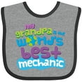 thumbnail image 3 of Inktastic Mechanic Grandpa Boys or Girls Baby Bib, 3 of 4