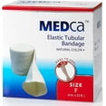 MEDca Elastic Tubular Support Bandage Size F, 10M Box Natural Color