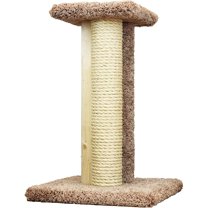 New Cat Condos Premier Triple Cat Scratcher-Color:Brown
