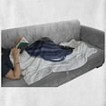 thumbnail image 5 of Watercolor Soft Flannel Fleece Throw Blanket, Oriental Horse Portrait with a Big Mane Ethnic, Cozy Plush for Indoor and Outdoor Use, 60" x 80", Indigo Multicolor, by Ambesonne, 5 of 5