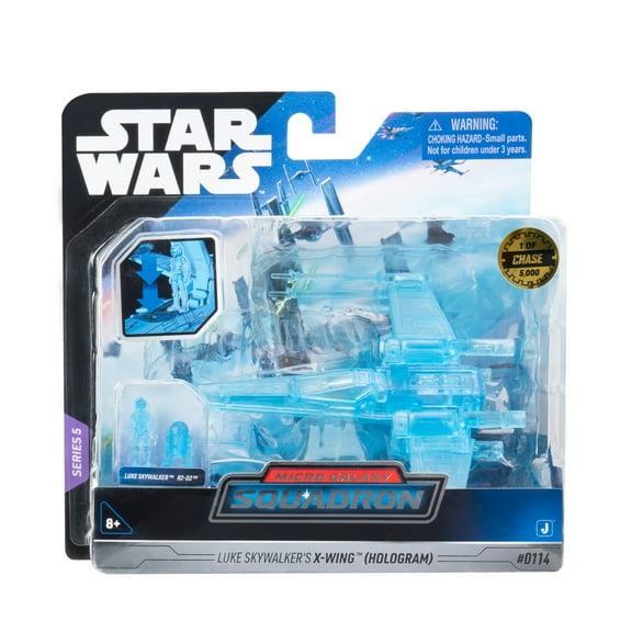 Star Wars Micro Galaxy Squadron Luke Skywalker’s X-wing - 5 inch Vehicle with Two 1 inch Micro Figure Accessories