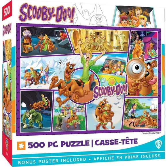 Masterpieces Puzzle Company Cartoons - Scooby-Doo! Collage 500 Piece Jigsaw Puzzle